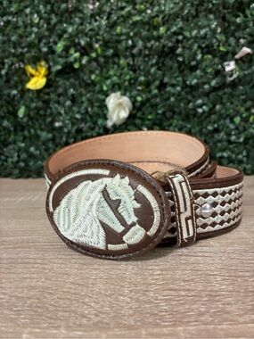 Embroidered Mexican Belt